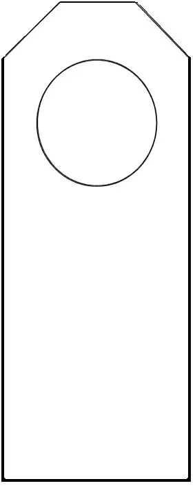 door hanger template