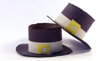 Pilgrim hat candy holder