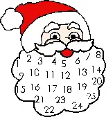 santa advent calendar
