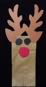 paper bad reindeer christmas craft