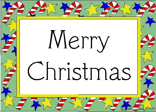 Christmas Card Homemade
Saying Merry Christams