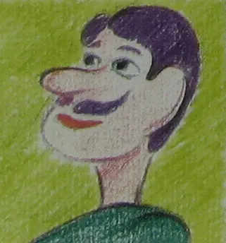 child's drawing of a man