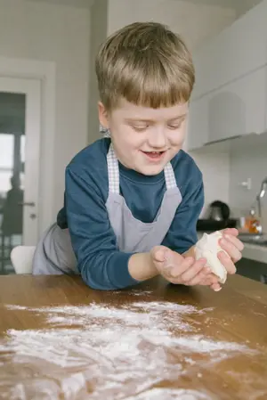 child safe homemade dough for clay