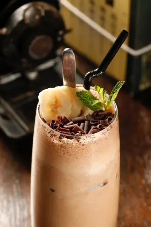 chocolate banana smoothie