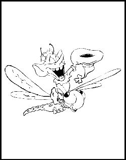 elf fairys coloring pages