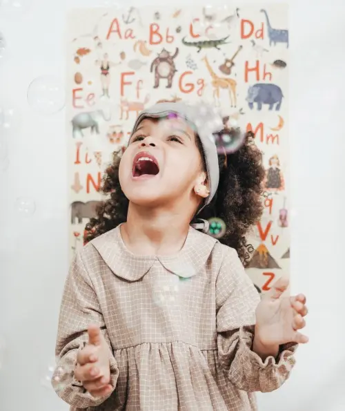 four year old girl singing