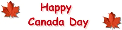 Happy Canada Day banner