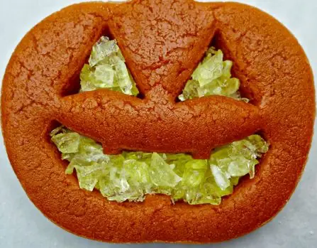 jack-o-latern pumpkin cookie
