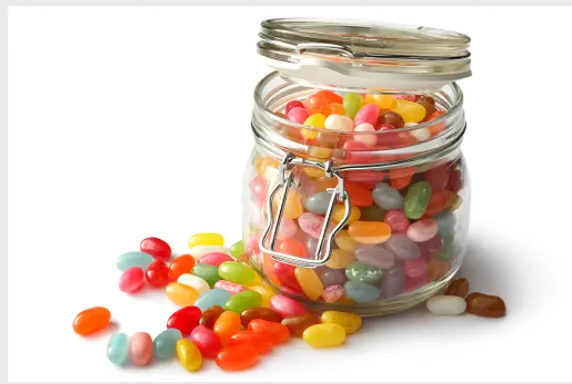 jar of jelly beans