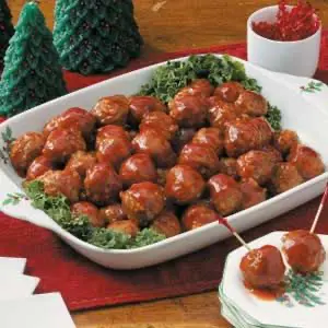 meatballs in BBQ sauce