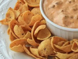 mexican cheese chili chip dip