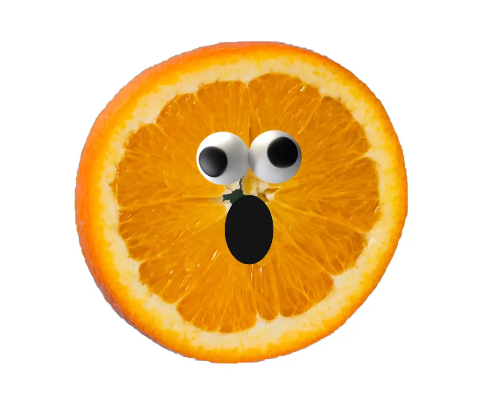 orange halloween face