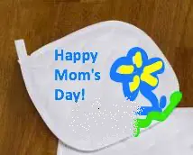 potholder for mom's day
