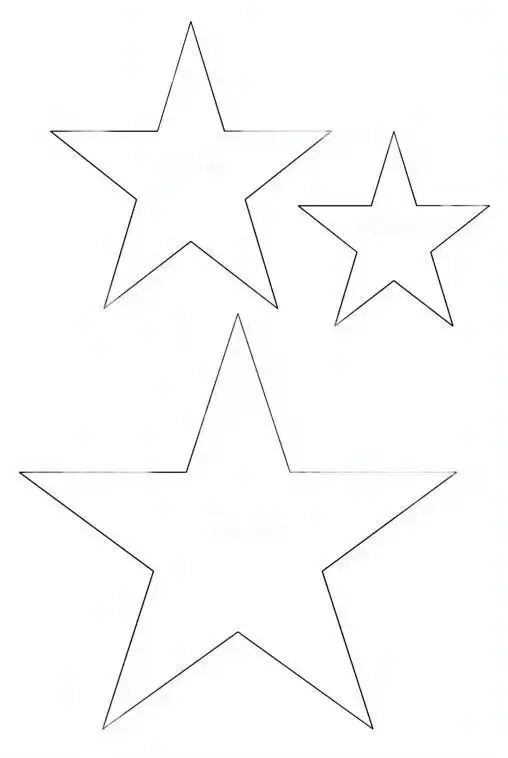 star template - pattern