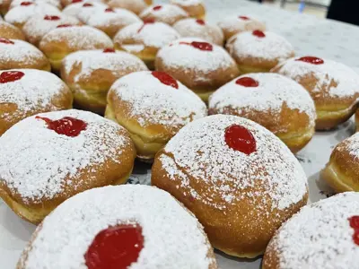 Sufganiot jelly doughnuts