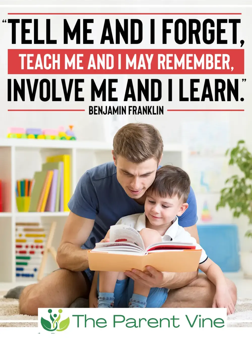 Parenting Quote teach me show me learn